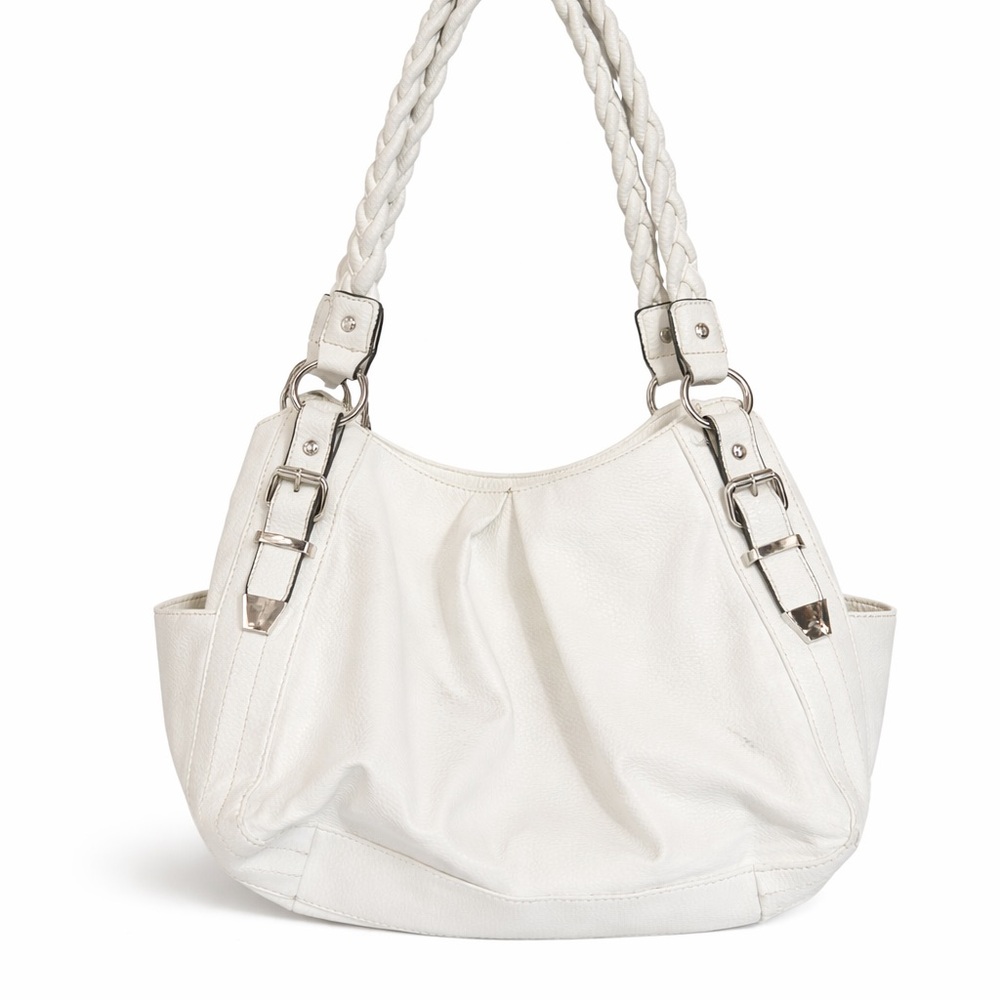 Vintage Elegant White Handbag